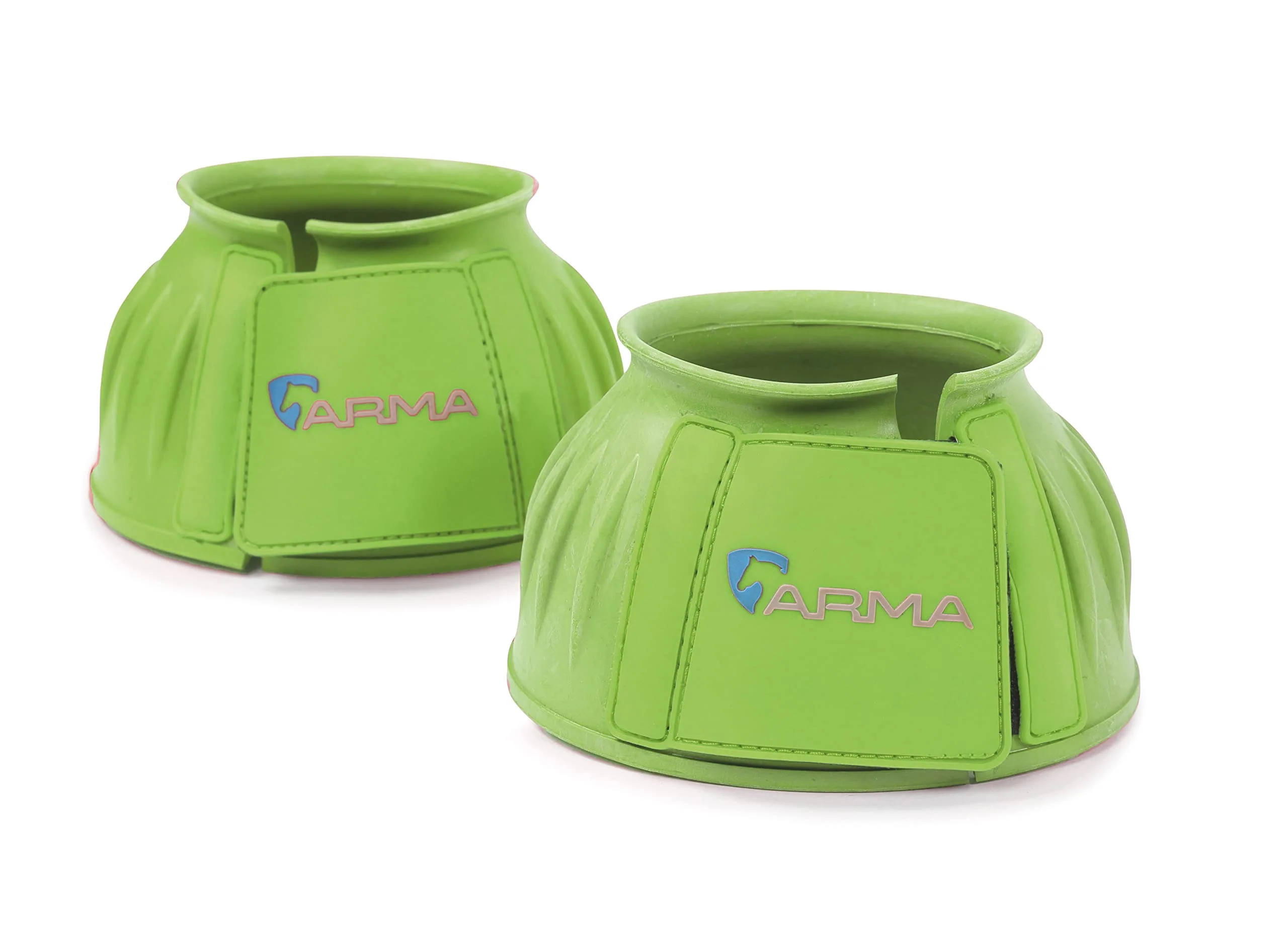 Smart Shires ARMA Over Reach Bell Boots – Bright Green Full Lightweight