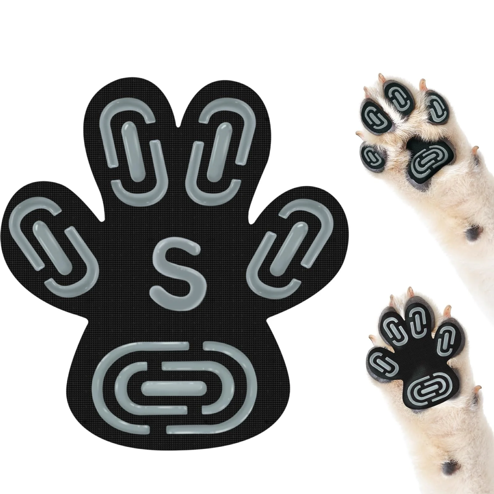 Optimized MBTWZ Anti-Slip Dog Paw Protector Pads – Indoor Traction for Senior Dogs 12 Sets 48 pcs Fast