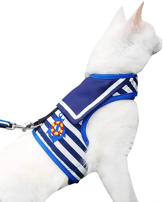 Trusted Cat Harness and Leash for Walking Escape Proof Adjustable Cat Vest Harness Refined