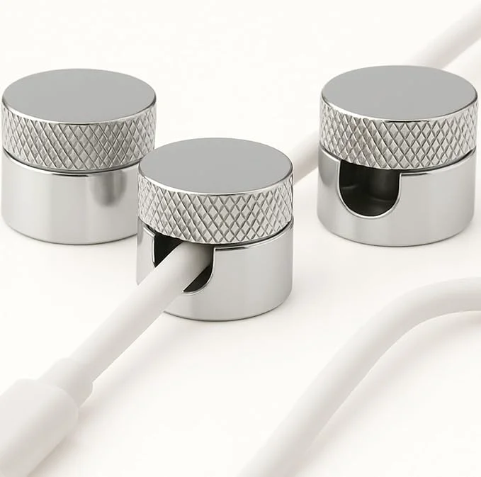 Expertly Made 3PCS Cord Holder for Nightstand Computer Cord Organizer for Desk Appliance Cord Organizer Stick-On Cable Clip for Charger Laptop USB Headphones Wire Management SetAbout ThisOverview Fine