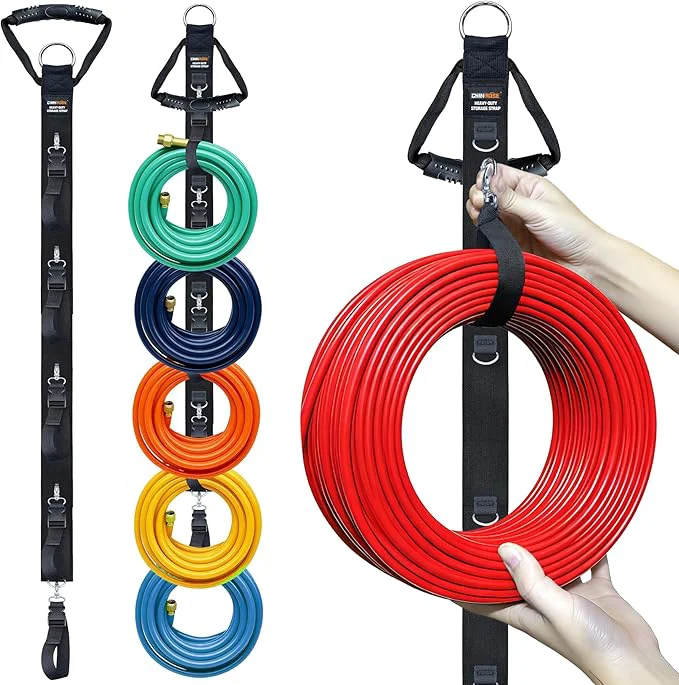 Sophisticated Extension Cord Organizer Holder 2-Pack 5 Detachable Straps Cable Management Cord Storage Organizer for Dual Hanging Modes Heavy Duty Hook for Garage Garden Workshop SchoolAbout ThisOverview Enhanced