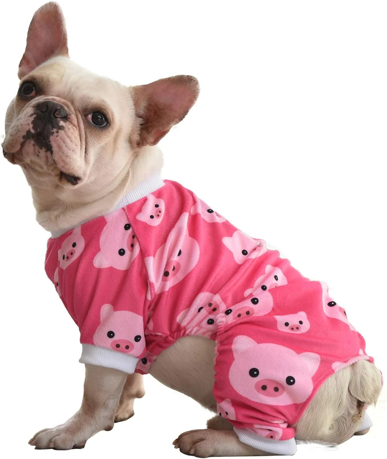 Artisan CuteBone Dog Halloween Pajamas Puppy Onesies Small Dogs Soft Pjs Coat Cat Apparel Comfy Pet Christmas Clothes Outfit Doggie Bodysuit P46XS Clean