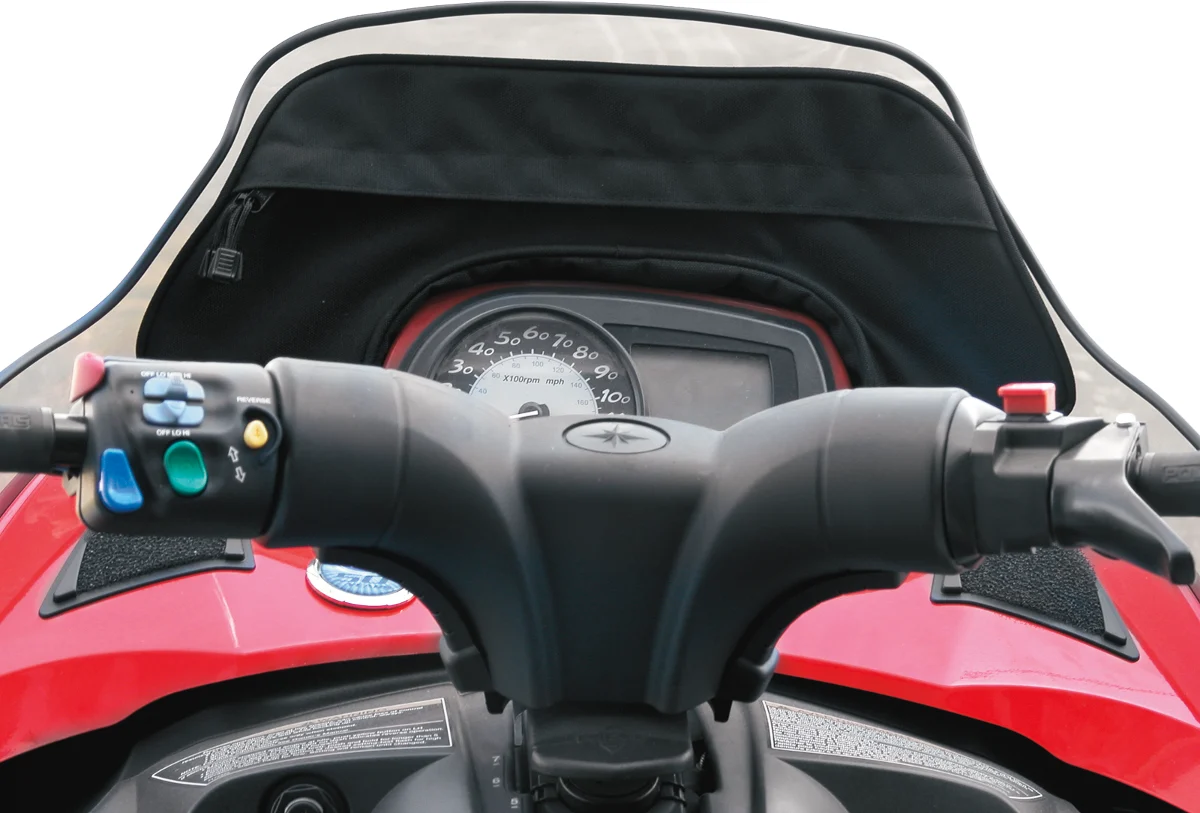 Superior PARTS UNLIMITED Snowmobile Windshield Bag - Black - Polaris '05-'06 3508-0005 Casual