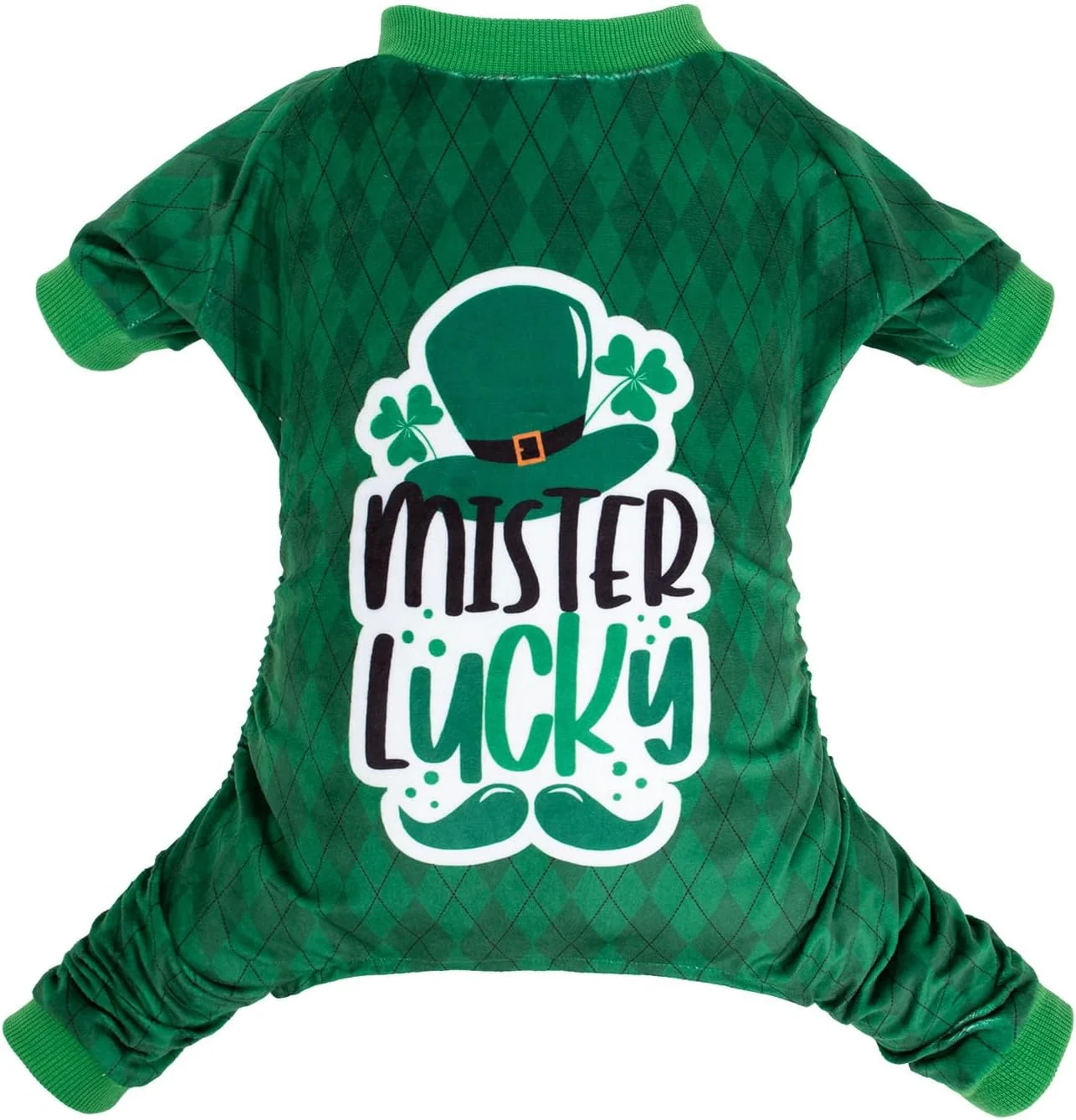 Excellent CuteBone Dog St.Patrick's Day Pajamas Puppy Onesies Small Dogs Soft Pjs Coat Cat Apparel Comfy Pet Clothes Outfit Doggie Bodysuit P274S Superior