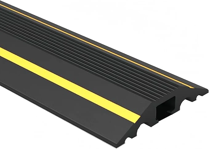 Durable 6FT Floor Cord Cover-Cord Cover Floor Power Cable Protector Soft Extension Floor Cable Cover to Organize and Protect Wire on Floor Electrical Cord Covers for Floor 6ft About ThisOverview Detailed