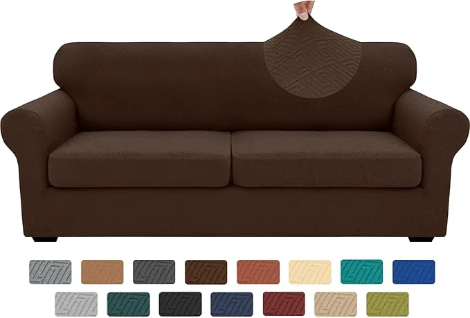 Trusted XINEAGE 2025 New 3 Pieces Couch Covers for 2 Extra Large Cushion Sofa Super Stretch Sofa Cover for 2 Large Seat Cushion Universal Loveseat Slip Cover for Living Room Coffee 71 -91 2 Cushions About ThisOverview Outstanding
