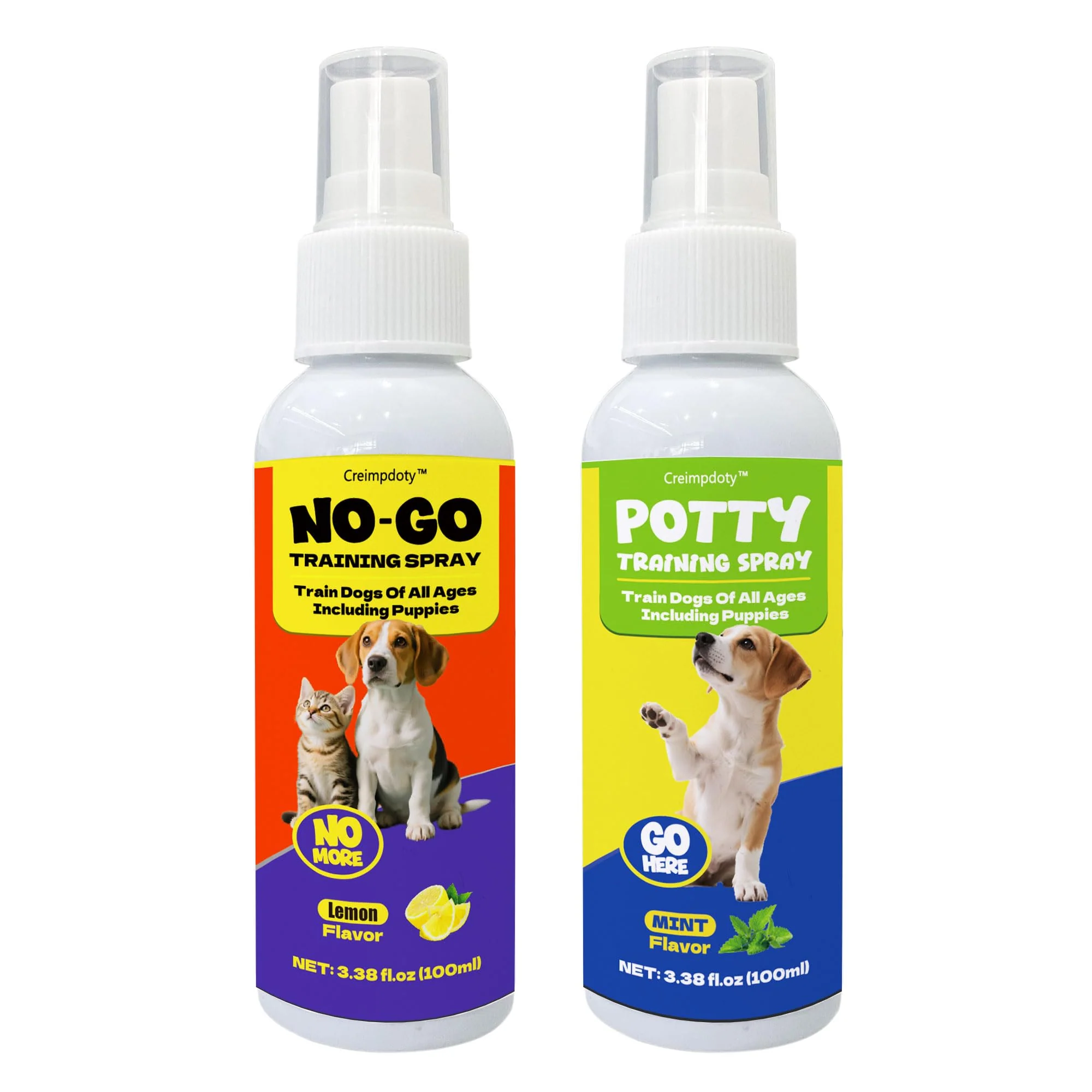 Advanced Creimpdoty Potty Training Spray Set for Dogs — Indoor Outdoor Training Innovative