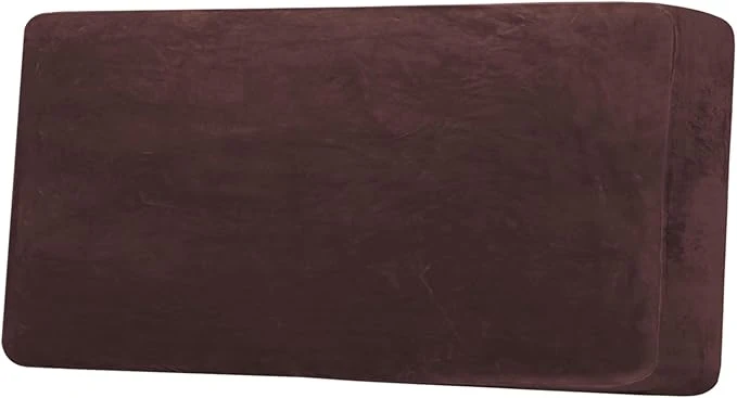 User-Friendly H.VERSAILTEX Velvet Stretch Individual Couch Cushion Cover Plush Cushion Slipcover for Loveseat Sofa Cushion Furniture Protector Seat Cushion Sofa Cover 1 Piece Sofa Cushion Cover Brown About ThisOverview Minimalist