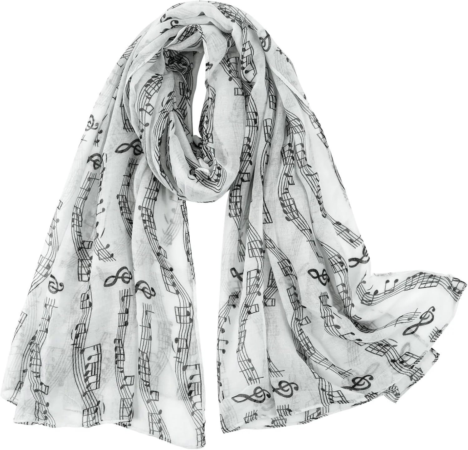 Certified E-Clover Fashion Scarf for Women Lightweight Scarves Shawl Wrap for Spring Summer Winter Green
