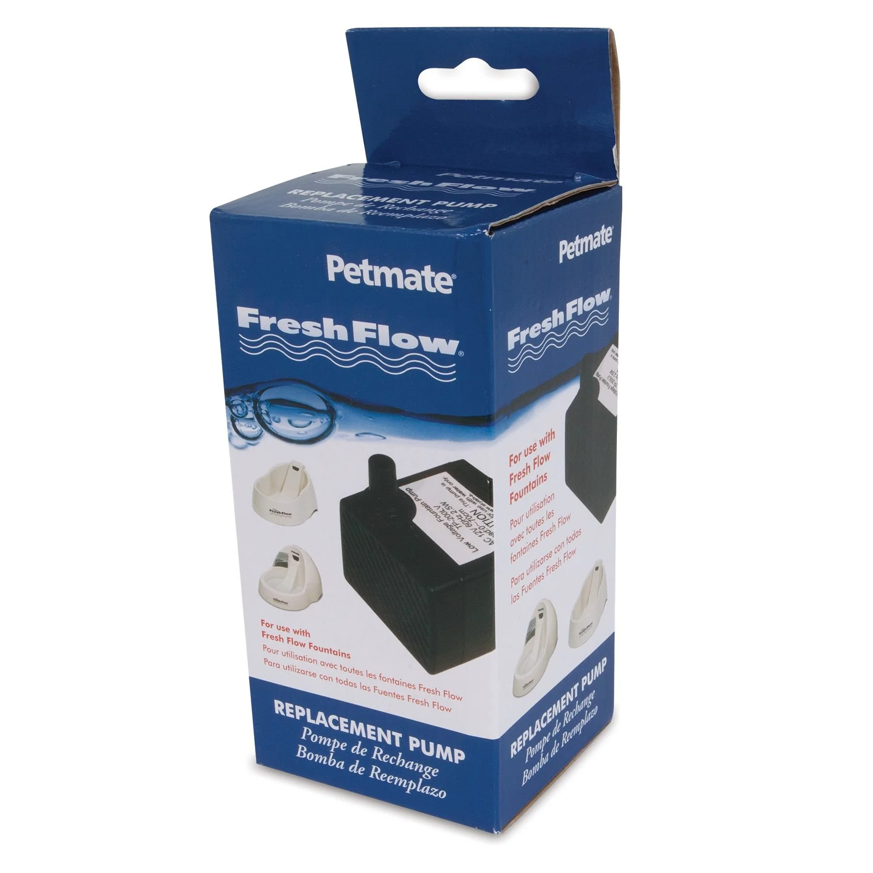 Consistent Petmate Fresh Flow Deluxe Pump 120V — Easy Install AC Adapter Included 29027 Sophisticated
