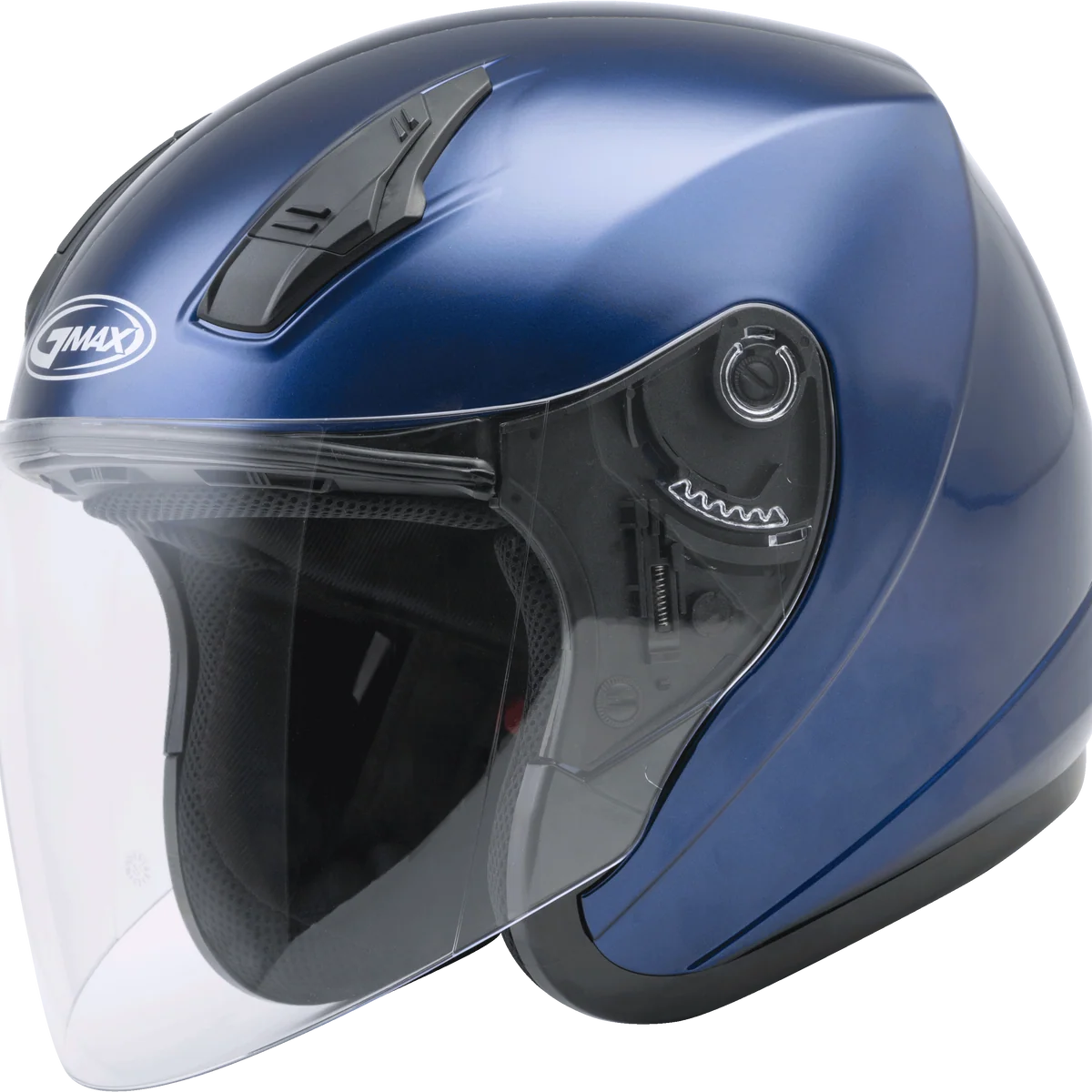 Detailed GMAX OF-17 Open Face Helmet - Blue - G317495N Responsible