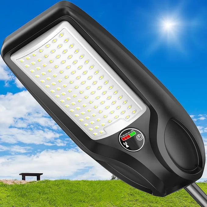 Green TENKOO Solar Street Lights Outdoor 6000W Solar Parking Lot Lights 350000 Lumen Street Light with Motion Sensor LED Wide Angle Lamp Waterproof IP67 Commercial Lighting for YardAbout ThisOverview Original