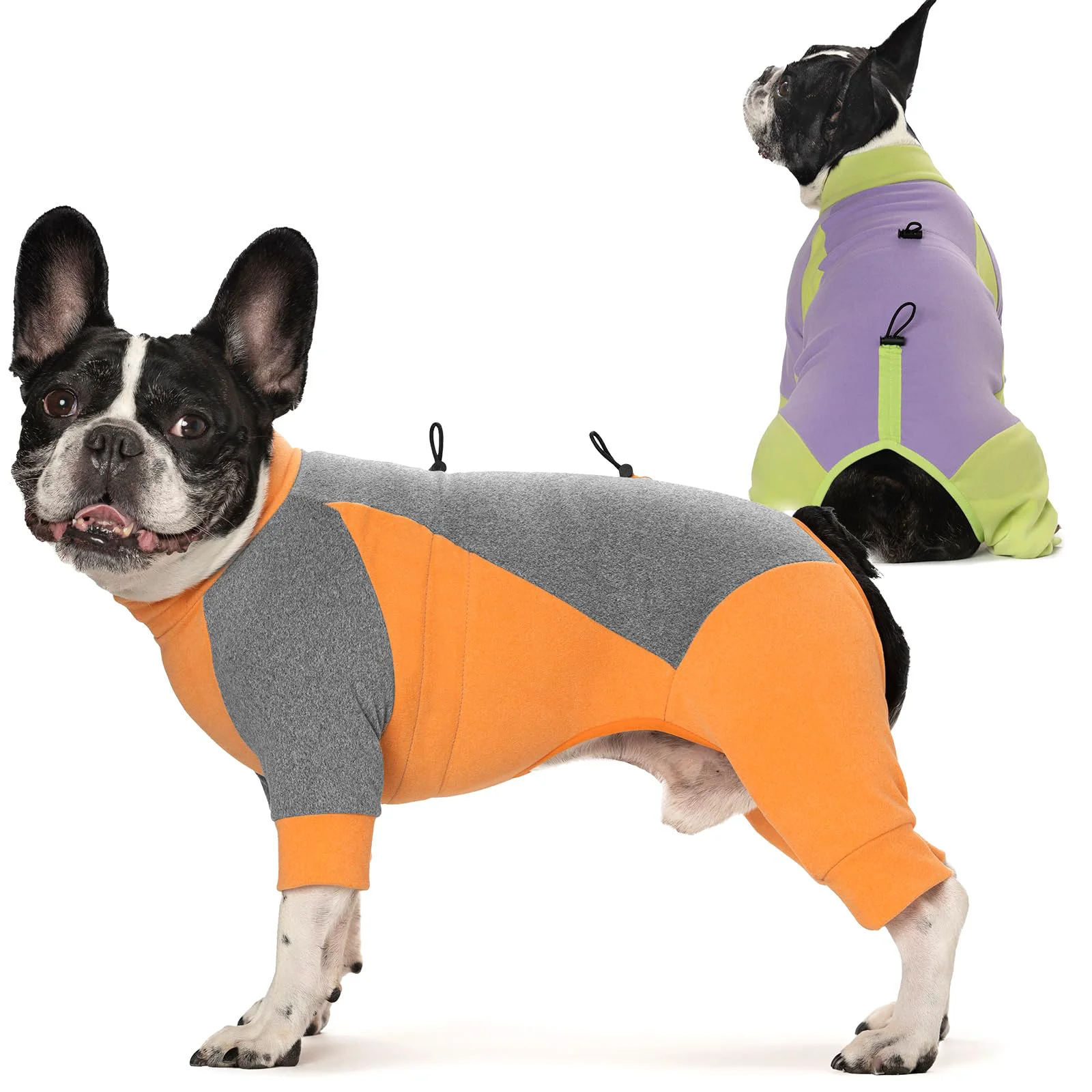 Casual AITOLI 2 Pcs Dog Winter Coat Set – Soft Fleece Full-Body Snowsuit with Drawstrings for Small Dogs Dependable