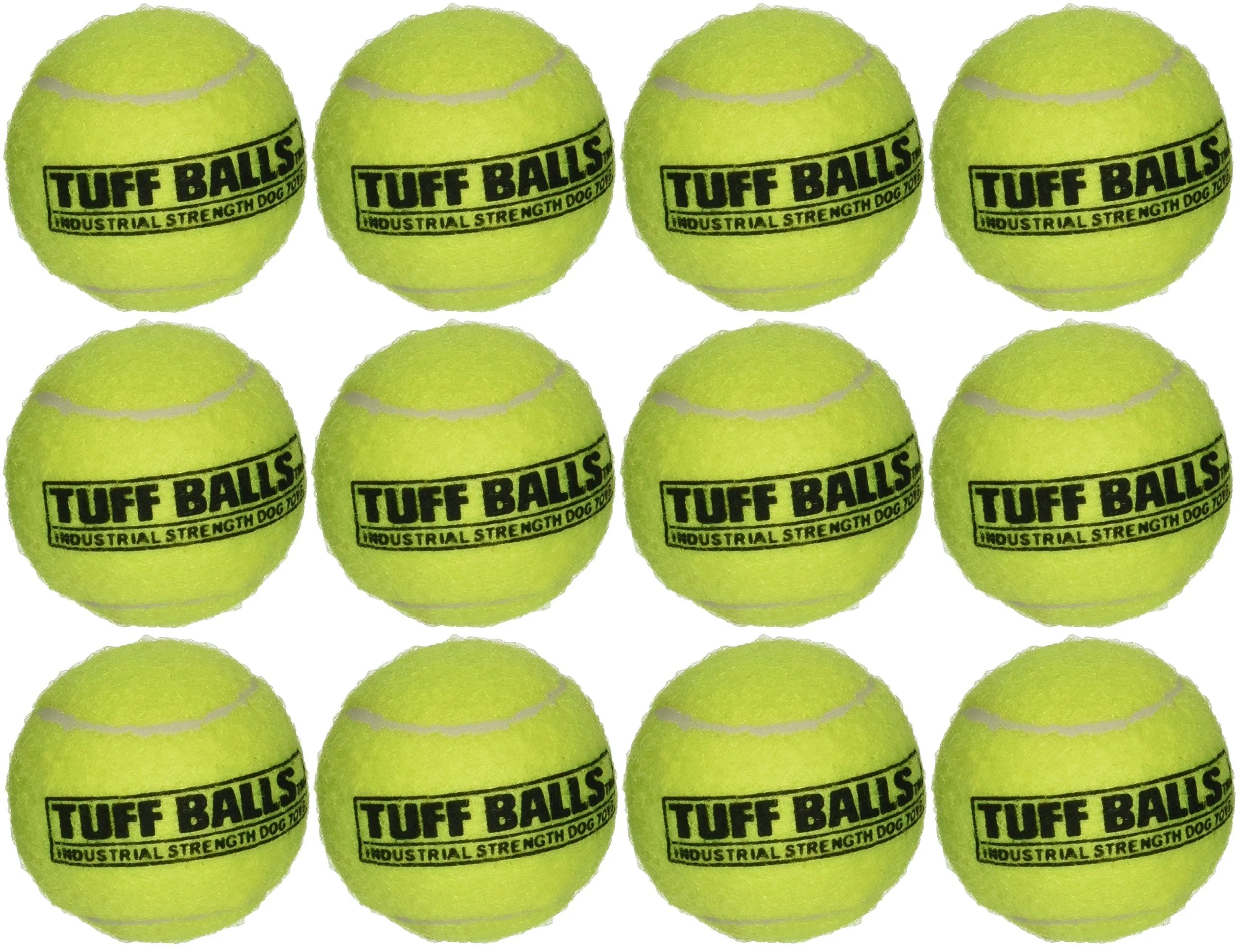 Effective PetSport Jr Tuff Ball – 1.8-inch Small Dog Tennis Balls Non-Toxic Ultra-Durable Chew Toys 12 Pack User-Friendly