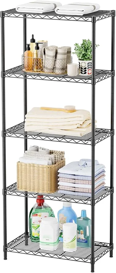Trendy SINGAYE Shelf Closet Wire Shelving：Adjustable Metal Unit for Laundry Room Organization Bathroom Kitchen Home Storage Small Pantry Rack ShelvesAbout ThisOverview Next-Generation