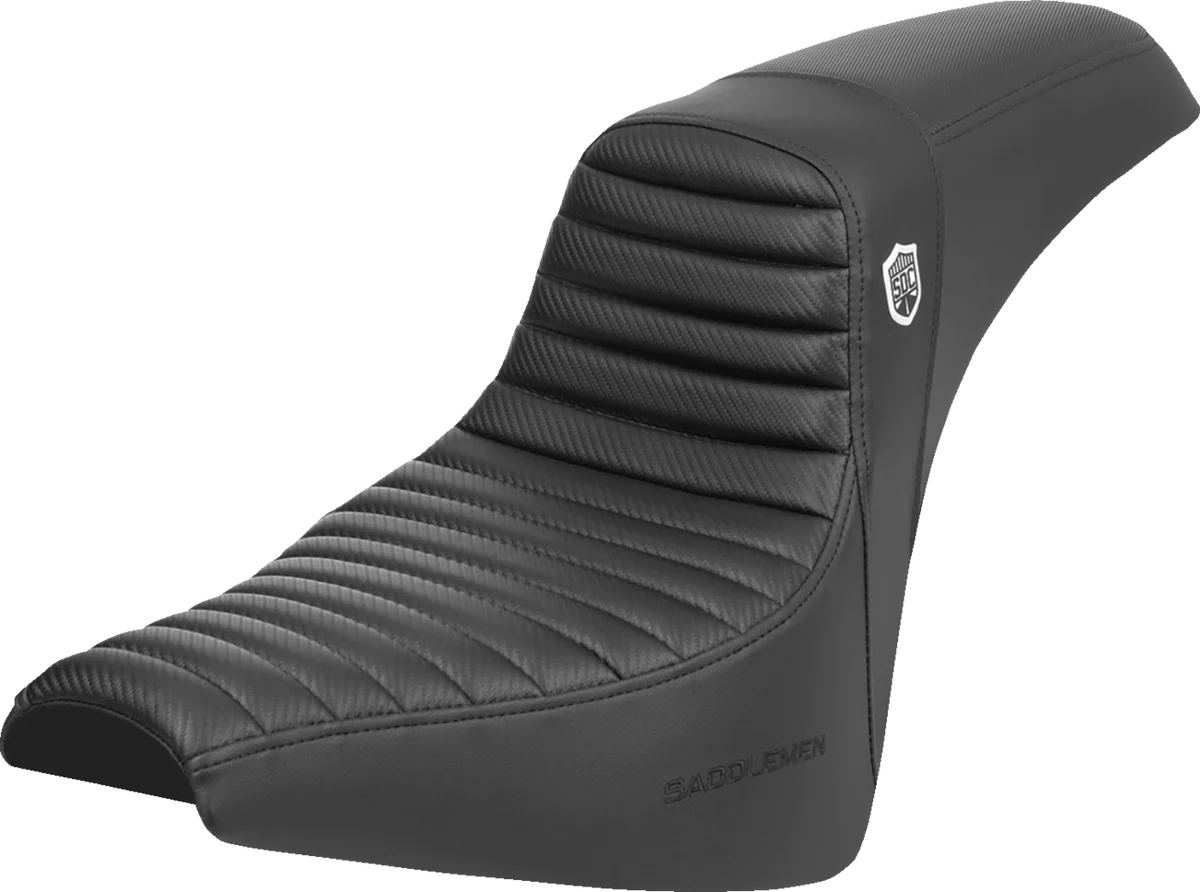 Trusted SADDLEMEN Pro Series SDC Performance Seat - Tuck-n-Roll Carbon Fiber - Gripper - FX '18-'24 SC81830T Proven