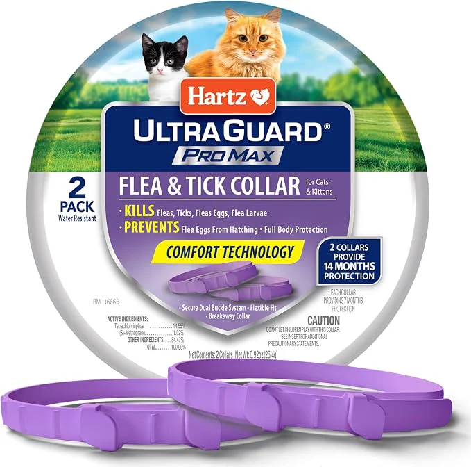 Consistent Hartz UltraGuard ProMax Flea Tick Collar Excellent
