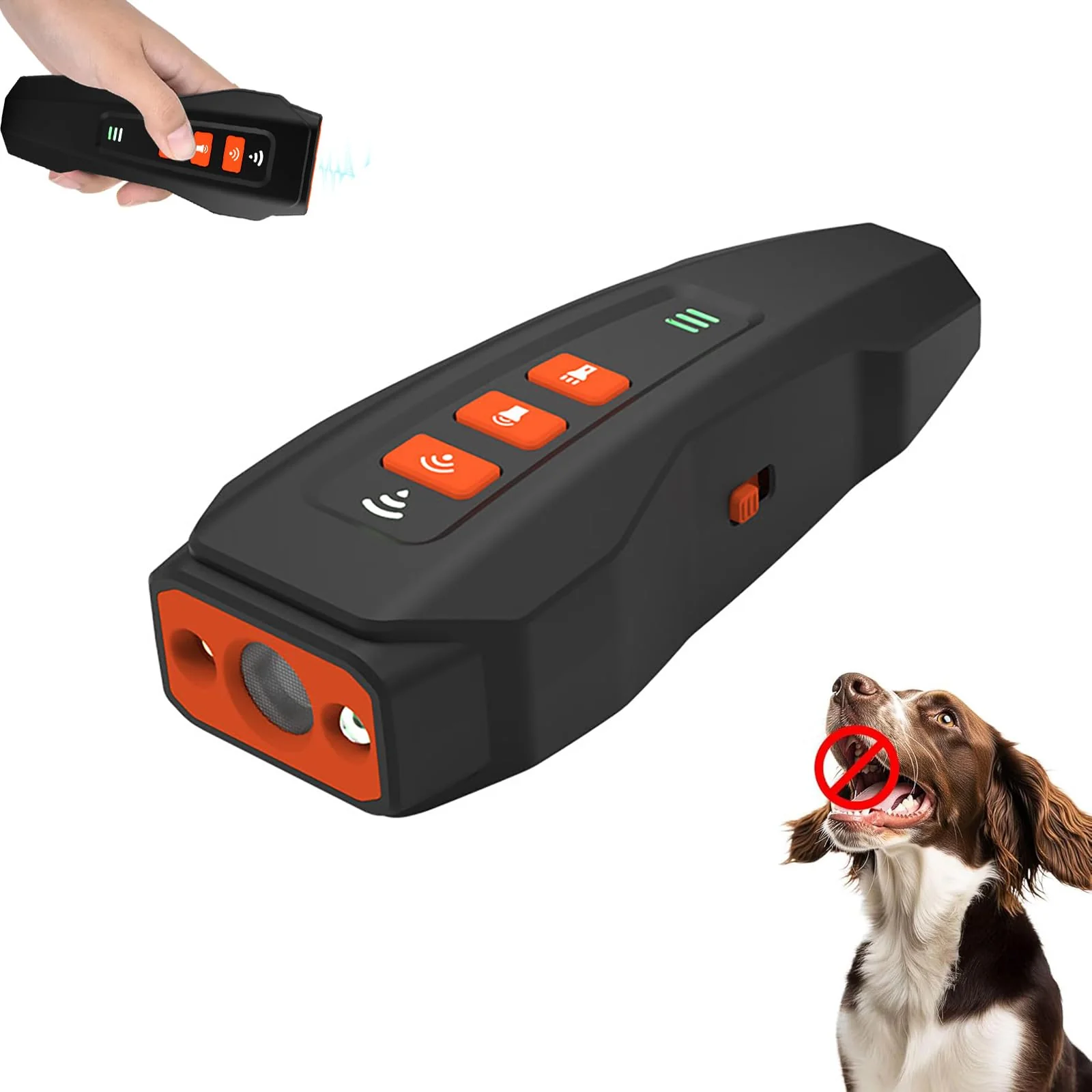 Classic CBDYWVR No Bark Ultra – Ultrasonic Anti Barking Device for Dogs 3-Level Training USB-C Fast Charge Comfortable