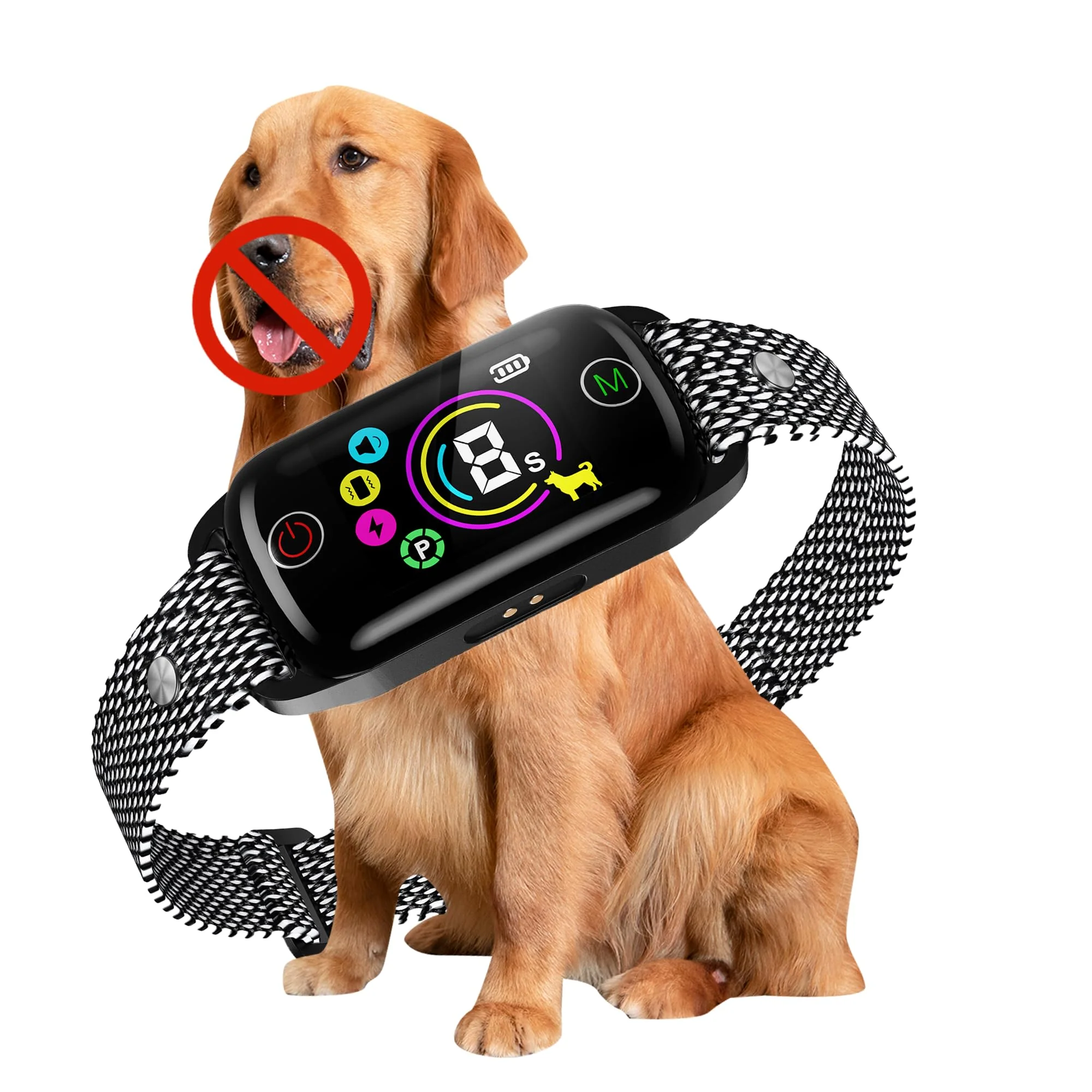 Detailed Honeynet Dog Bark Collar — 8 Sensitivity Levels Beep Vibration IP67 Waterproof Carefully Designed