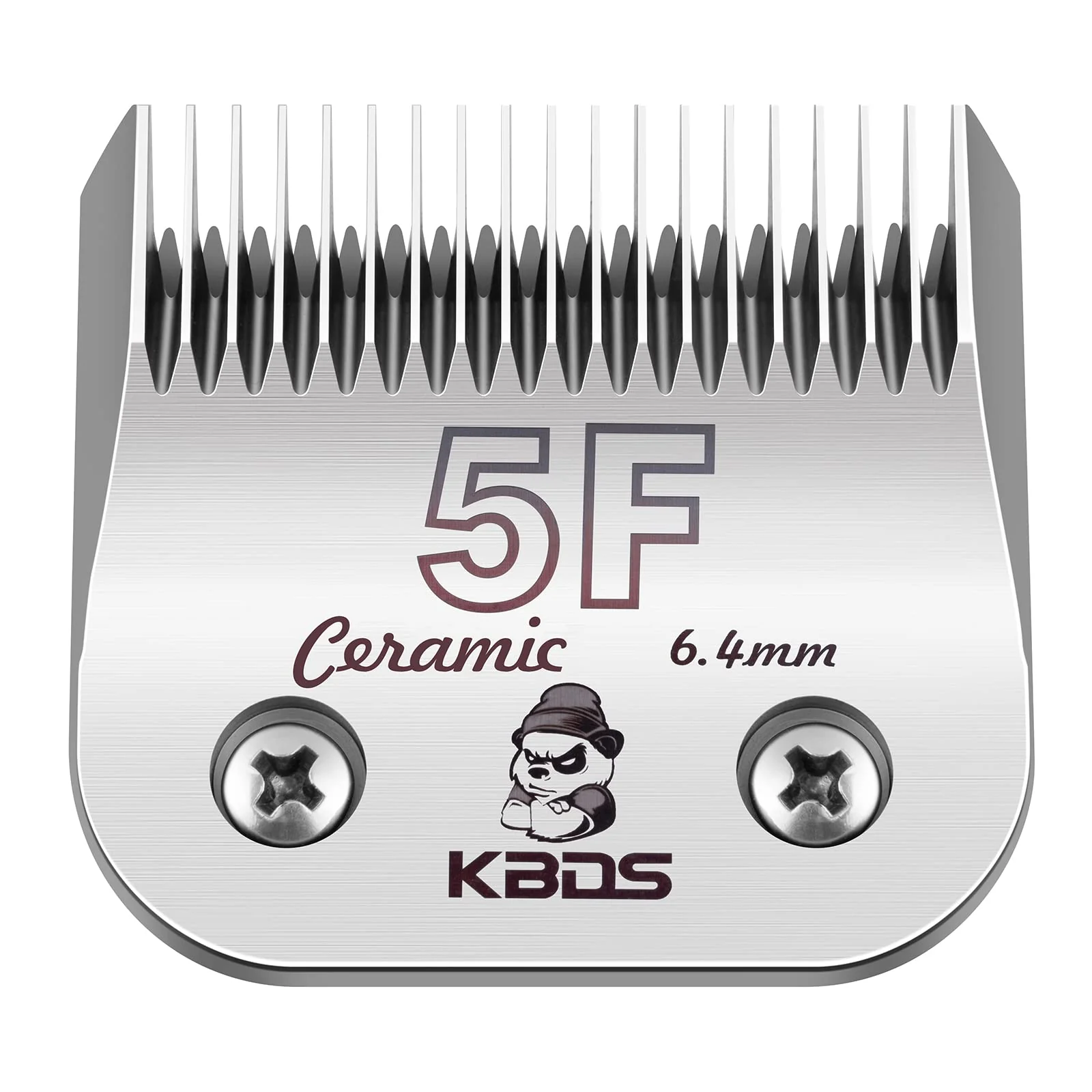Certified KBDS 5F Ceramic Clipper Blades – 1 4 inch 6.4 mm – Compatible with Andis Oster Wahl KM Series Powerful