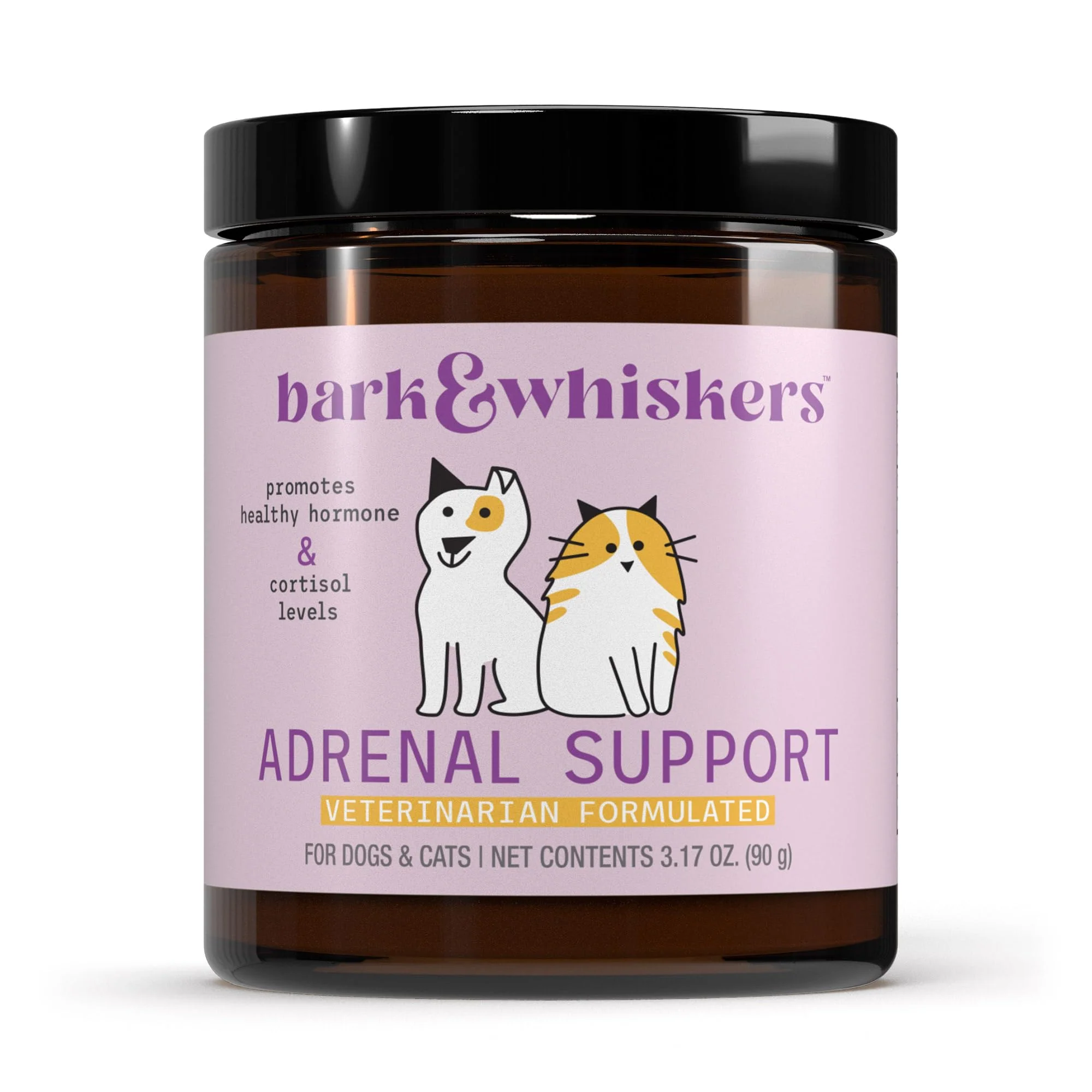 Specialty Dr. Mercola Bark Whiskers Adrenal Support for Dogs Cats – 3.17 oz 90 g 90 Scoops Expertly Made