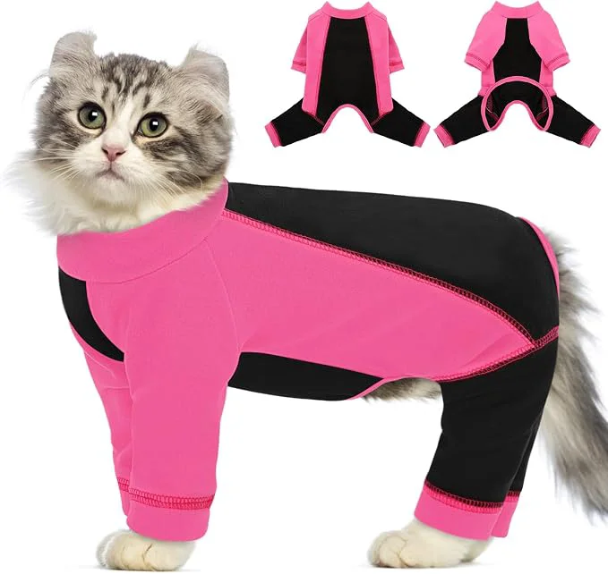 Crafted SUNFURA Hair Sticky Cat Clothes Cat Sweater Breathable