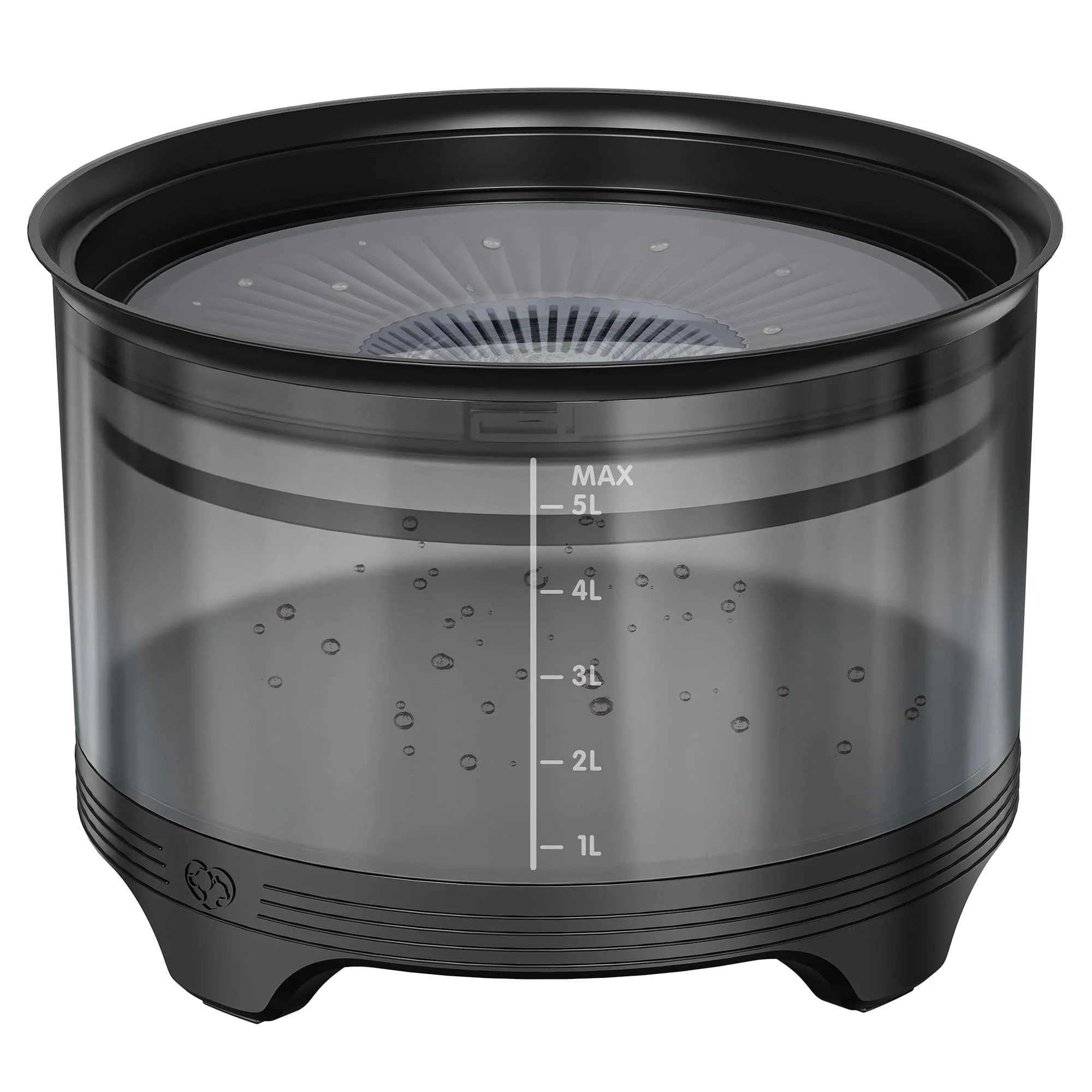 Trusted UPSKY 5.5L No-Spill Dog Water Bowl – Large Capacity Splash-Proof Slow Feeder Anti-Slip Base Black Detailed