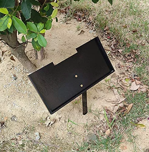 Superior JFHEDY Grave Marker Stand for 12x6 Memorial Stones Durable Steel Display High-Quality