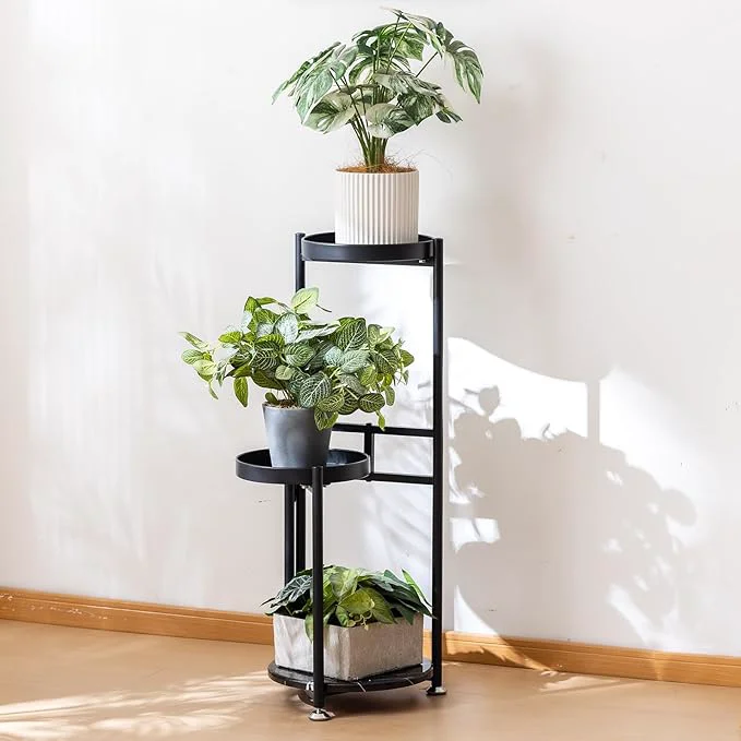 Exceptional CHPHI 3 Tier Plant Stand Tall Metal Shelf Holder for Indoor Outdoor Display Rack Flower Pot Stand for Corner Living Room Balcony Garden Patio black About ThisOverview Healthy