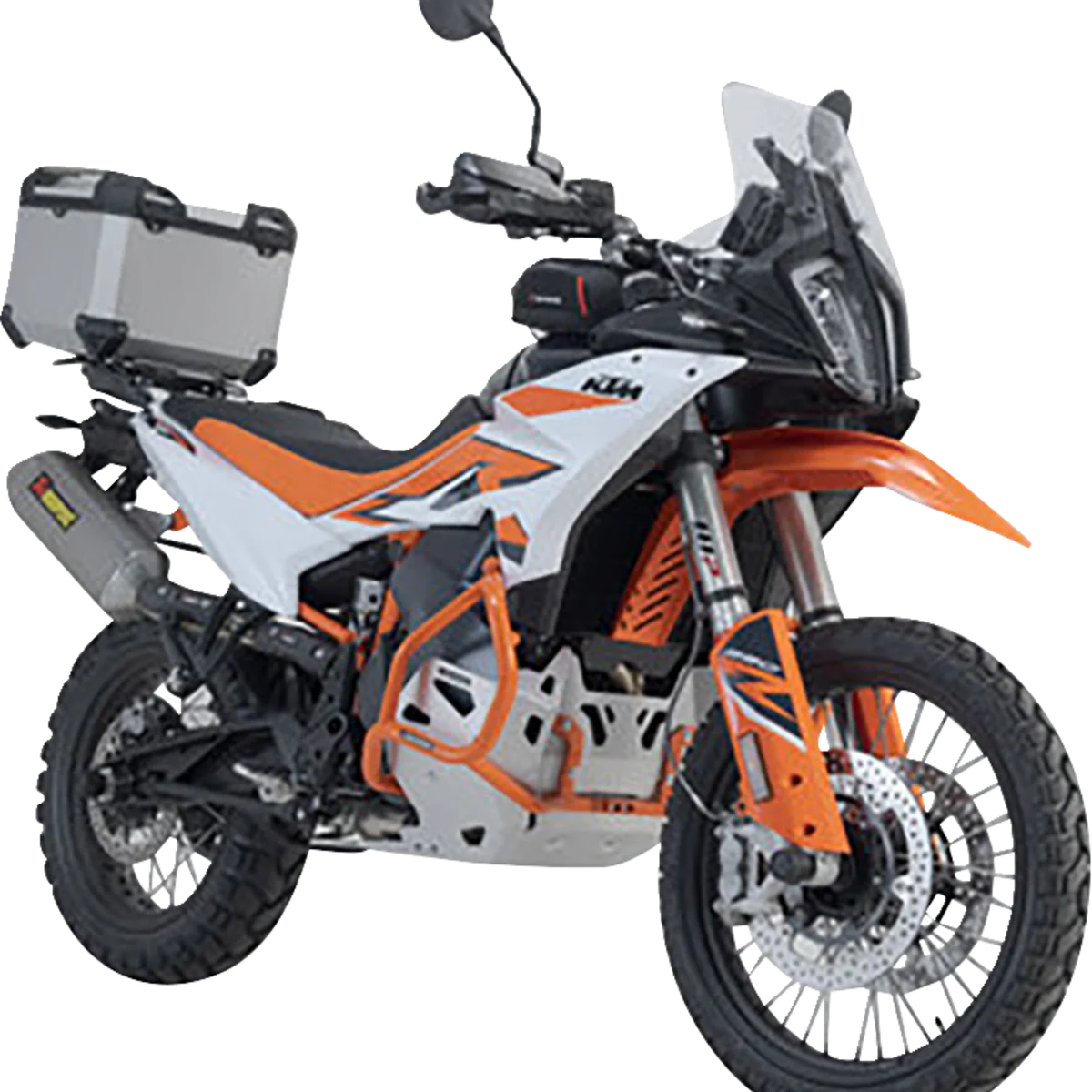 Trusted SW-MOTECH TRAX ADV Top Case System - Silver - Husqvarna KTM '13-'24 GPT.04.790.70003 S Modern
