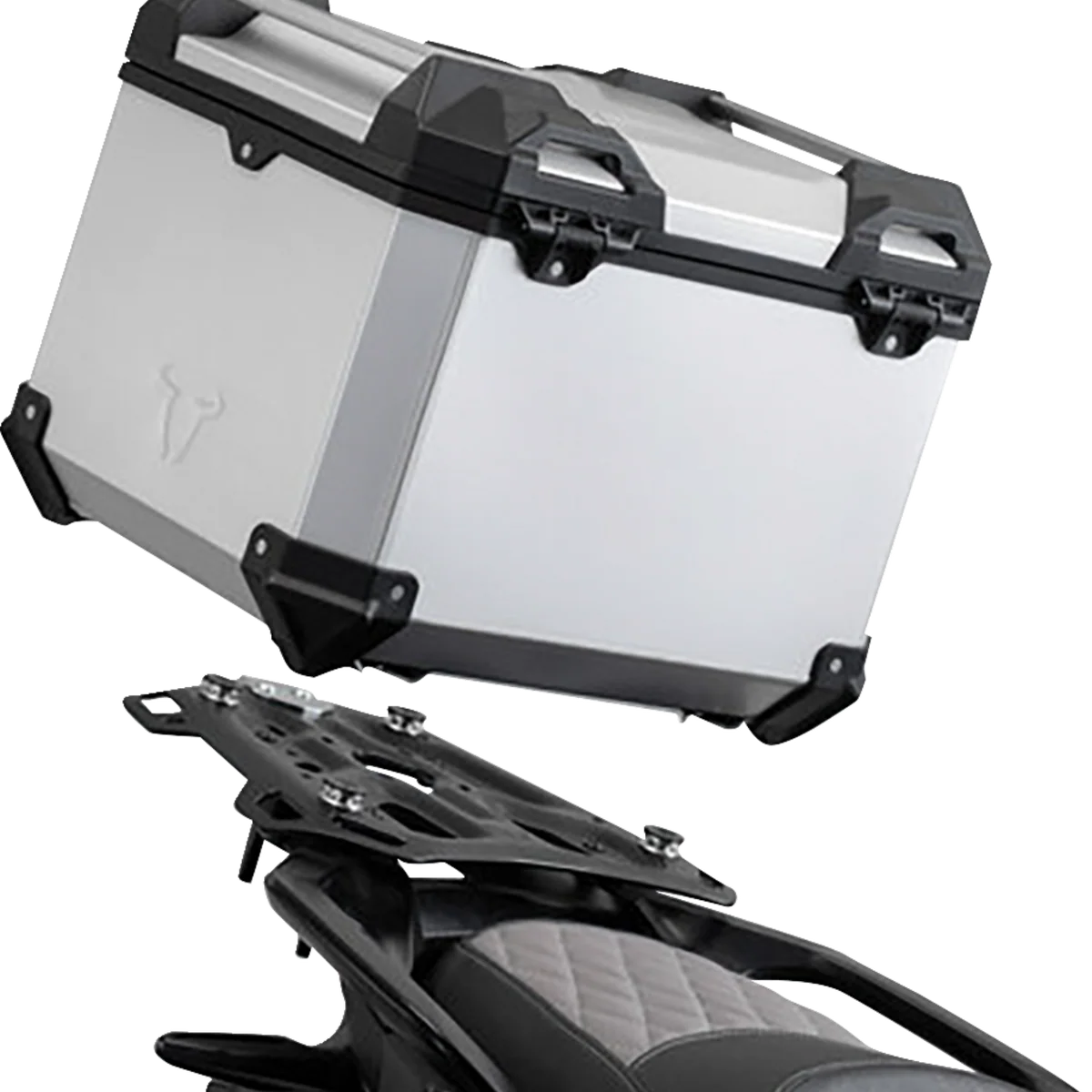 Enhanced SW-MOTECH TRAX ADV Top Case System - Silver - Honda Africa Twin Adventure Sport '18-'24 GPT.01.890.70000 S Consistent