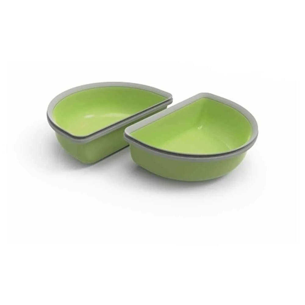 Fine Crafted SureFlap SureFeed Half Bowl Green – Separate Wet Dry Food Monitoring Verified