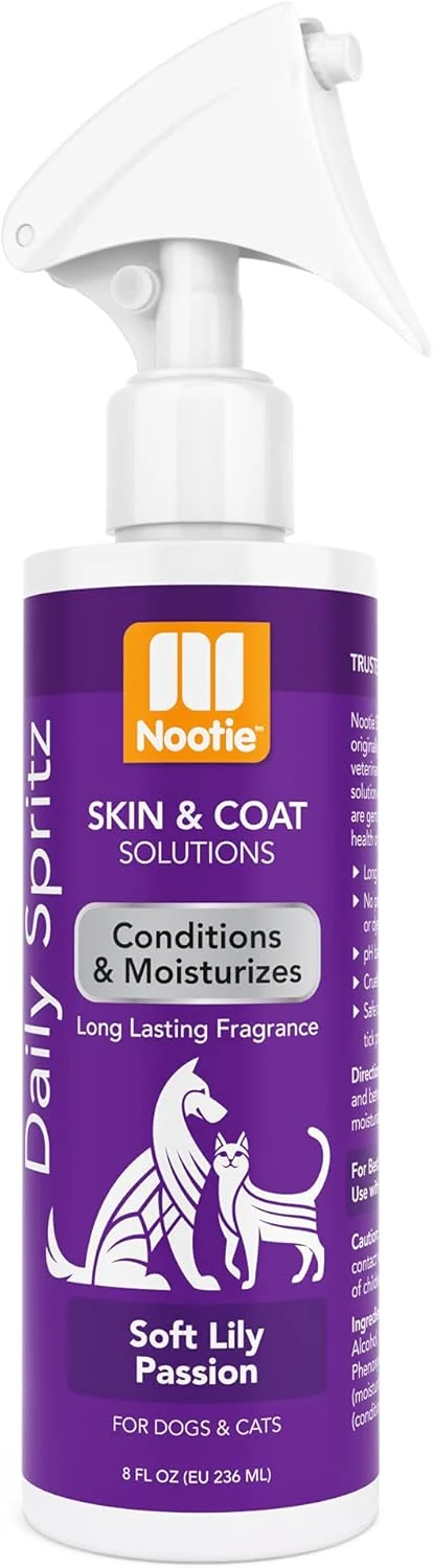 Fashionable Nootie Daily Spritz Pet Conditioning Spray. Chosen for quality not just packaging. Stylish