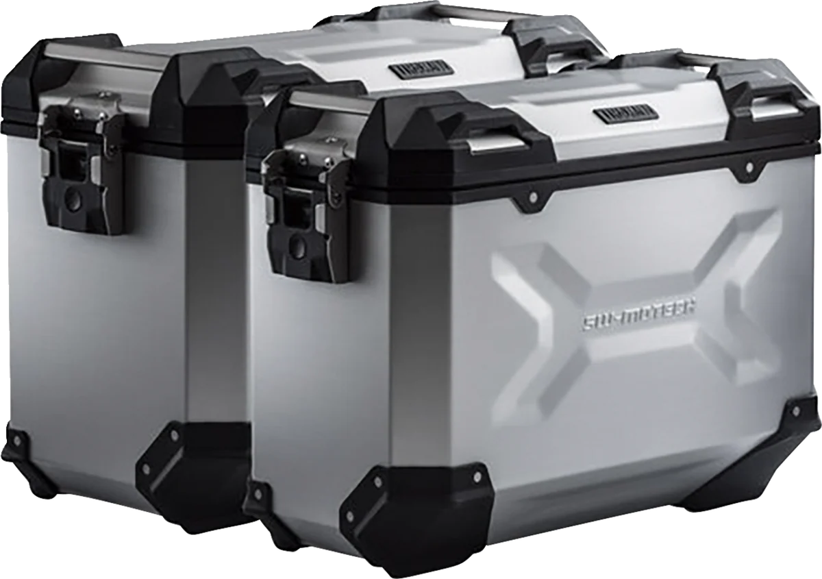 Exclusive SW-MOTECH TRAX ADV Aluminum Case System - Silver - Honda Africa Twin '16-'17 KFT.01.622.70001 S Prestigious