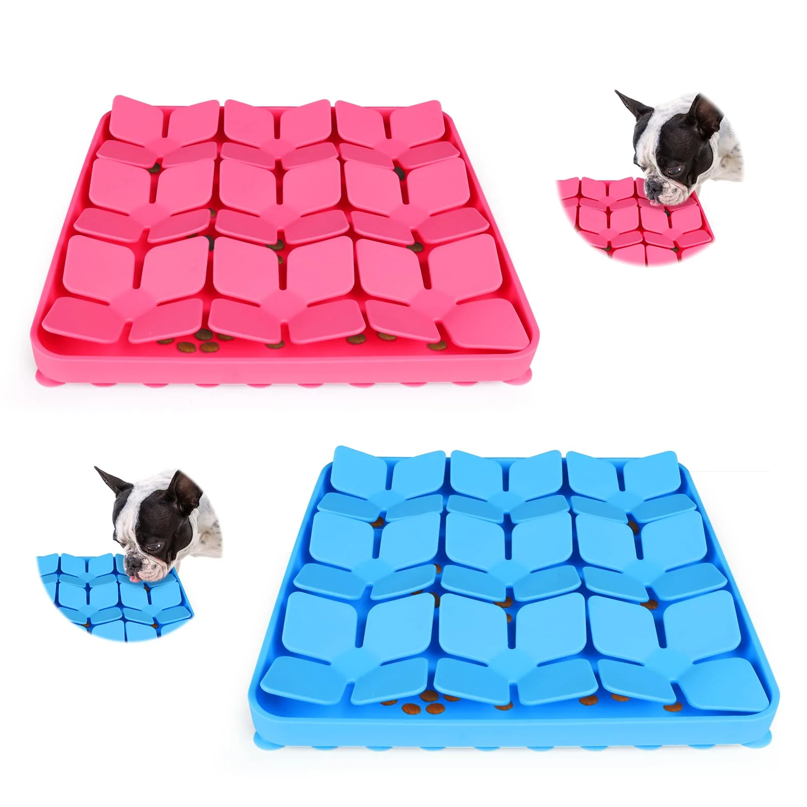 User-Friendly MOOGROU 2 Pack Snuffle Mat for Dogs — Silicone Interactive Slow-Feeding Foraging Toy Next-Generation