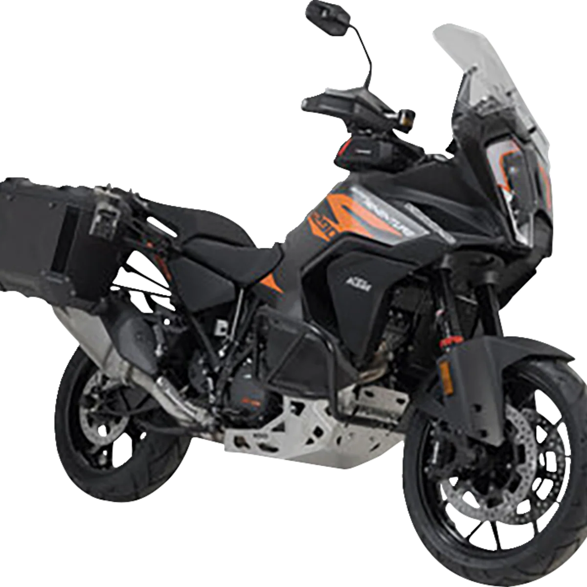 Exclusive SW-MOTECH TRAX ADV Aluminum Case System - Black - KTM Super Adventure 1290 R S '21-'24 KFT.04.835.70000 B Functional