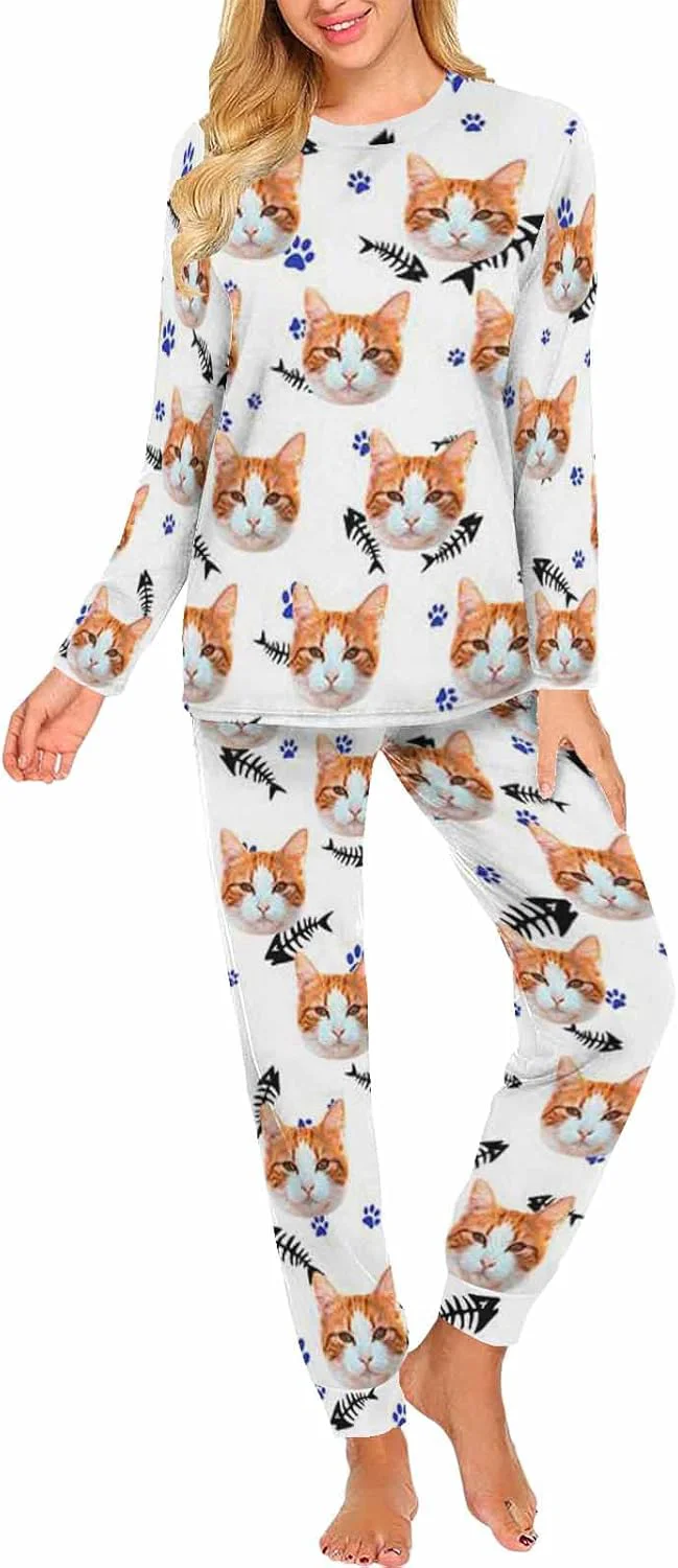 Specialty MyPupSocks Custom Face Pajamas Sets for Women Personalized Photo Sleepwear XS-XXL Trusted