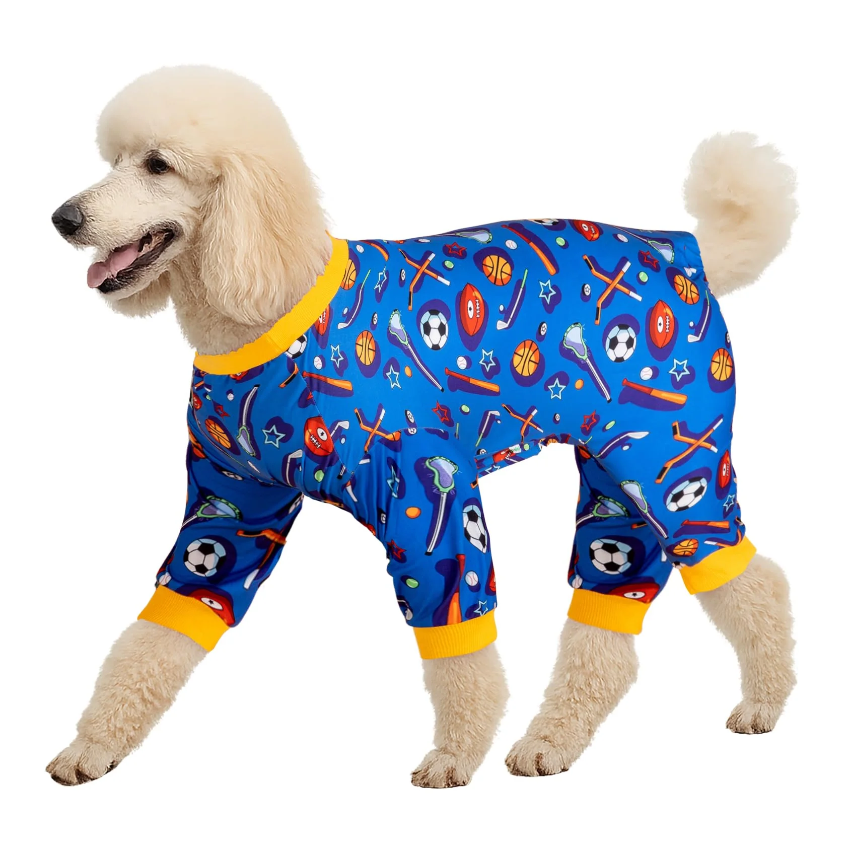 Flexible LovinPet Large Dog Onesies for Surgery Recovery - Lightweight All-Season Pajamas 2XL Secure