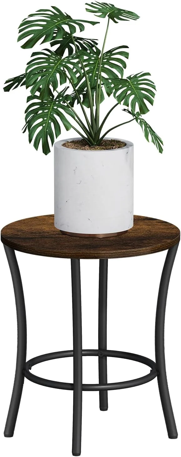Solid YINMIT Plant Stand Indoor Round Plant Pots Flower Pots for Indoor Plants Adjustable Plant Shelf for Multiple Plant Corner Plant Stand for Living Room Balcony Patio Garden Brown Small About ThisOverview Authentic