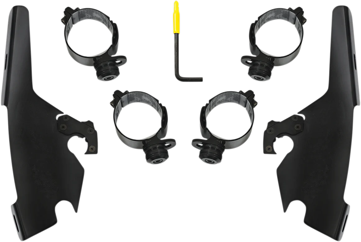 Trendy MEMPHIS SHADES Batwing - Mounting Kit - Black - FLSB MEB2044 Exclusive