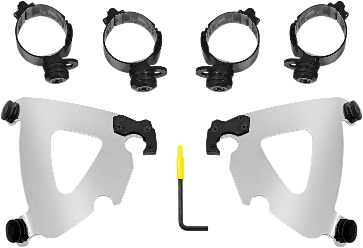 Sophisticated MEMPHIS SHADES Road Warrior Mounting Kit - Polished - FLSB MEK2043 Authentic