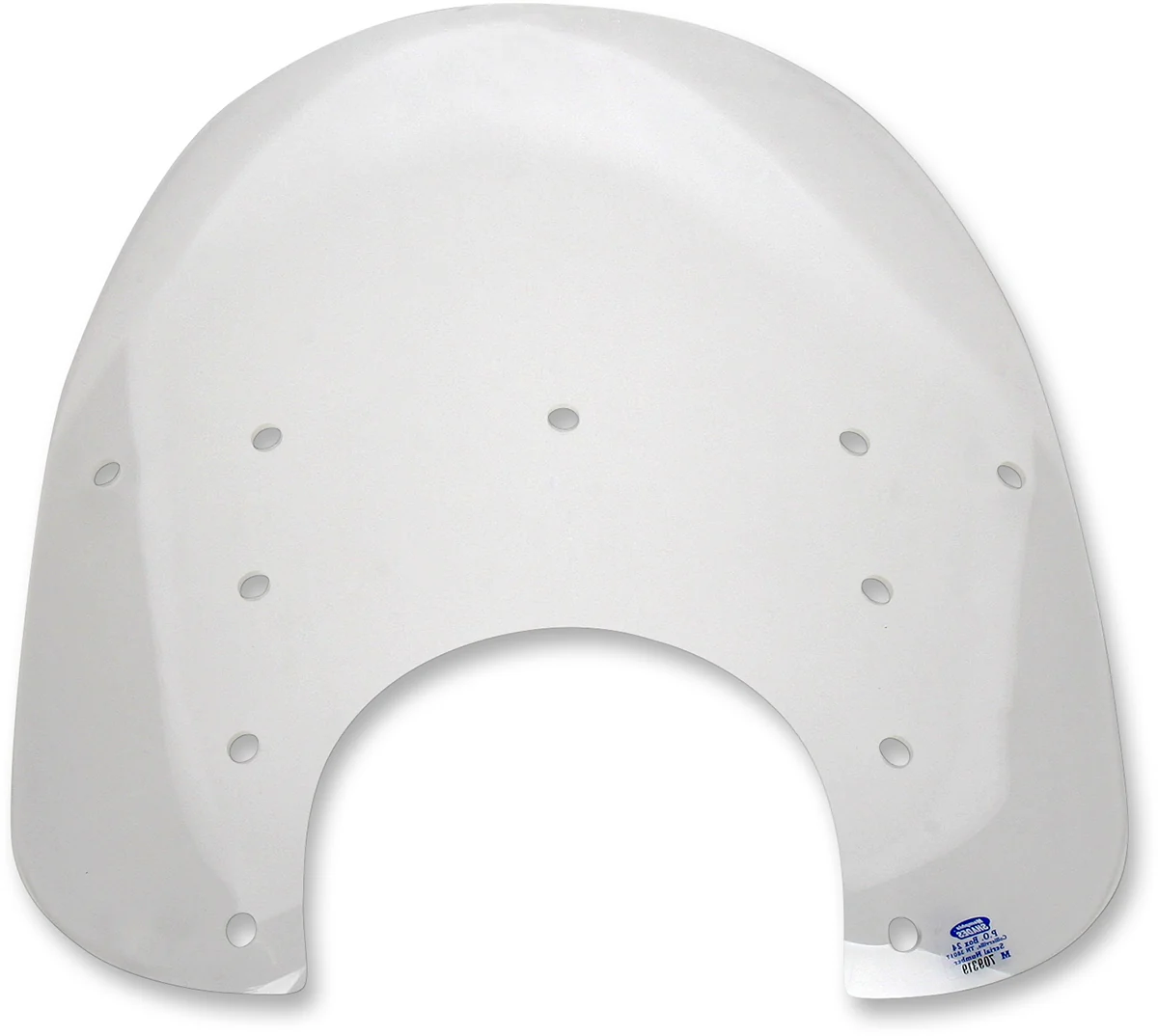 Authentic MEMPHIS SHADES Fats Windshield - 19 - 9 Headlight Cutout - Clear MEP3710 Consistent