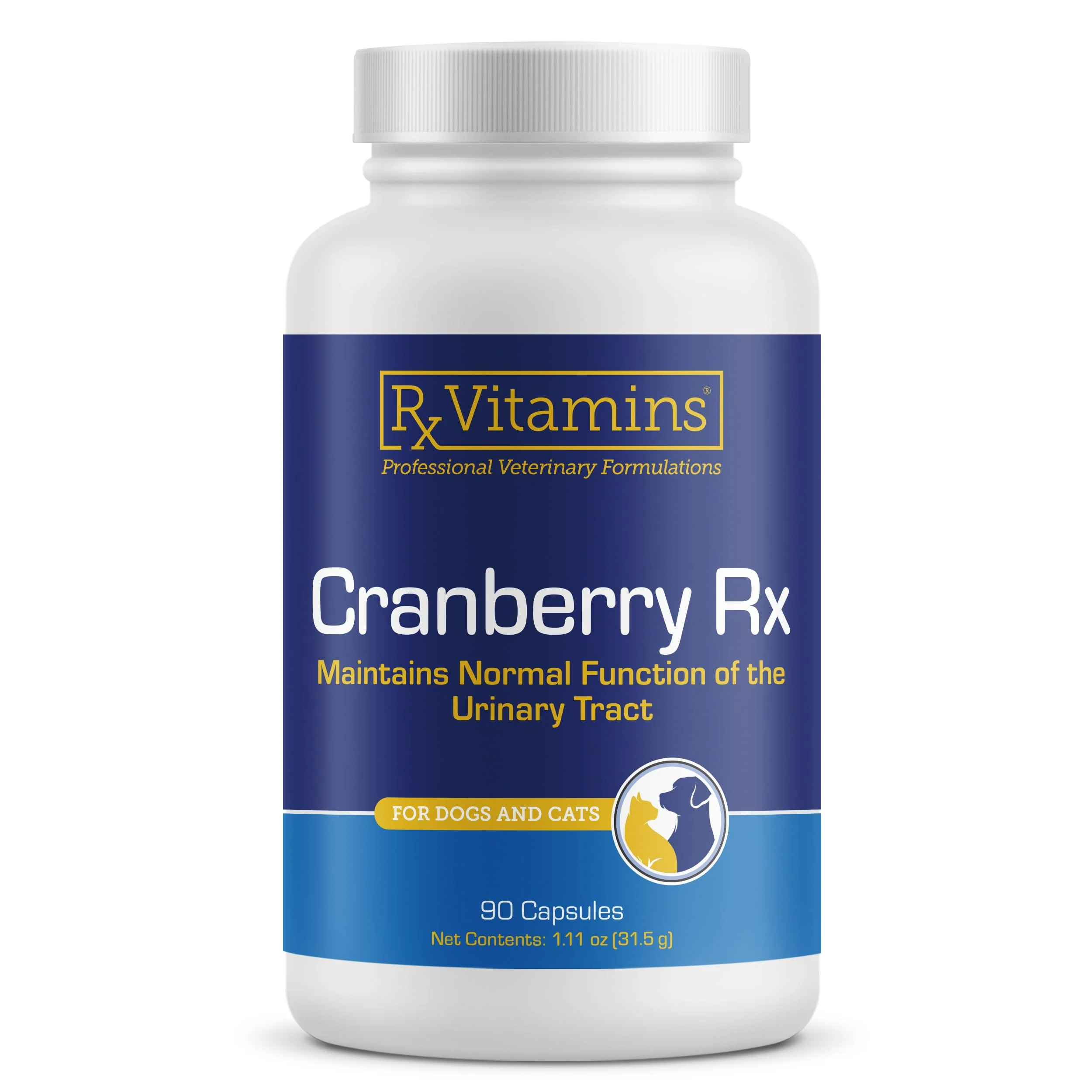 Proven Rx Vitamins Cranberry Capsules for Dogs Cats – Urinary Tract Health Immune Support 90 Count Crafted
