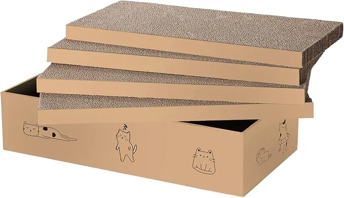 User-Friendly 4 Packs in 1 Cat Scratch Pad Classic