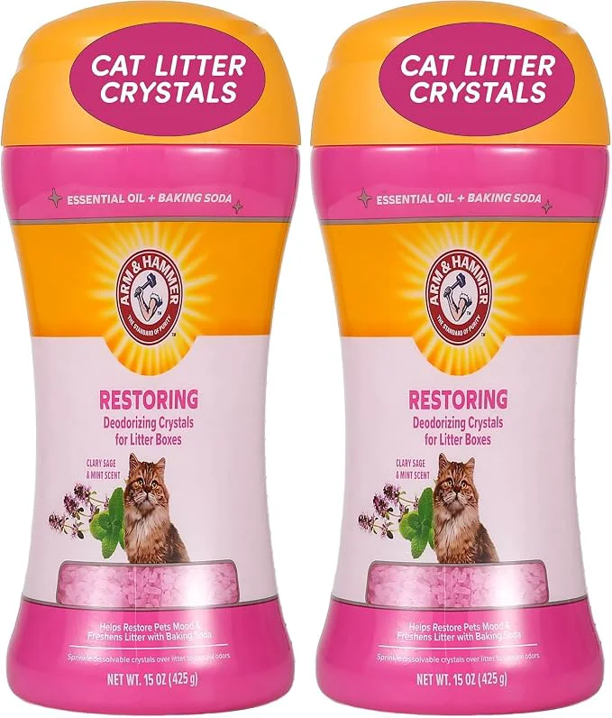 Verified Arm Hammer Restoring Cat Litter Box Deodorizing Crystals Litter Deodorizer Recyclable