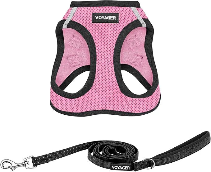Dependable Pet Supplies Voyager Step-in Air All Weather Mesh Harness and Reflective Smooth