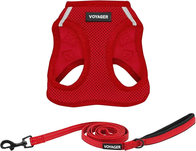 Exceptional Pet Supplies Voyager Step-in Air All Weather Mesh Harness and Reflective Elegant