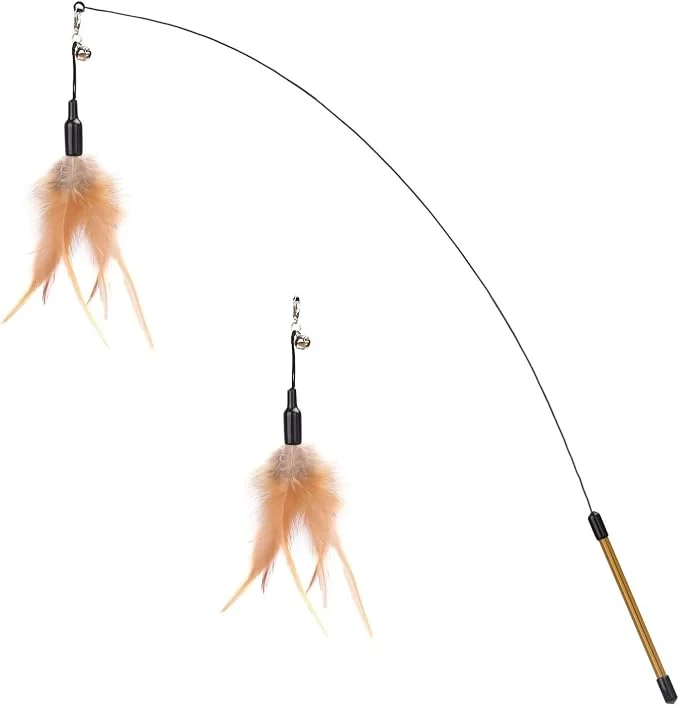 Trendy Pawaboo Feather Teaser Cat Toy Genuine