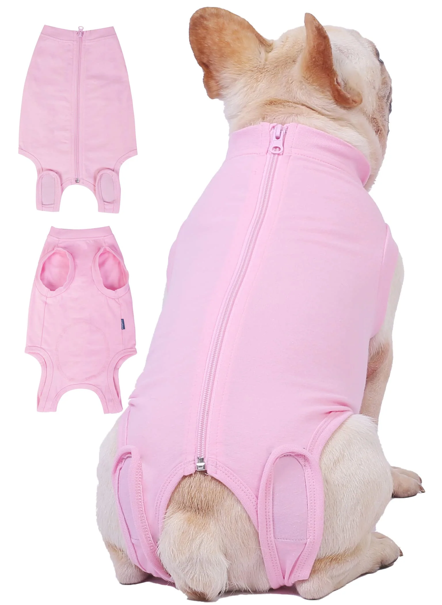 Comfortable Caslfuca Dog Surgery Recovery Suit - Post-Op Anti-Lick Breathable Dog Onesie Advanced