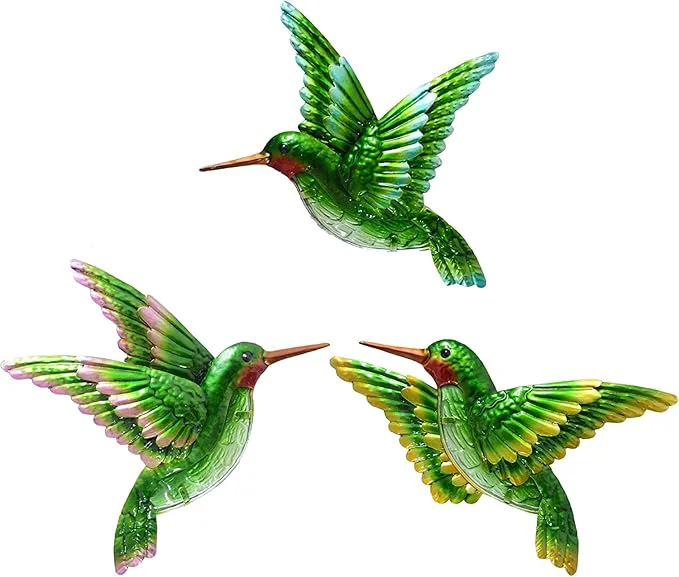 Casual Voumsil Metal Hummingbird Wall Art Outdoor Hummingbird Decor Metal Fence Decorative Hummingbird Wall Hanging Decor Hand-made for Bird Bedroom Garden Patio Porch Fence 10 Inch…About This Trusted